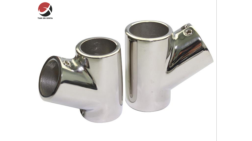  不鏽鋼60度三(sān)通船用五金配件(jian)