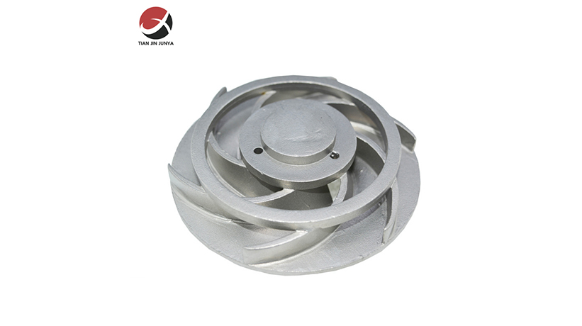 不鏽(xiù)鋼鑄造來圖定制(zhi)泵配件葉輪