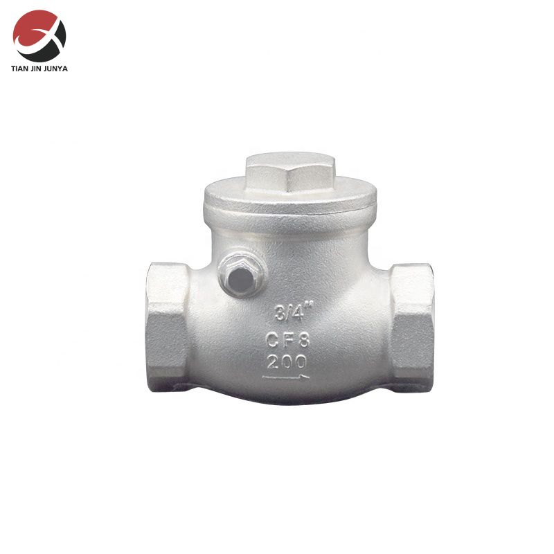 不鏽鋼(gāng)内螺紋卧式單(dan)向止回閥